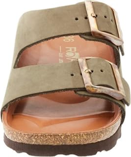 Rohde ALBA Damen, Frauen, Pantoletten, Slipper,Slides,Sandalen,Sommerschuhe,Freizeitschuhe,schluepfschuhe,Slipper,Slip-ons,Olive,40 EU