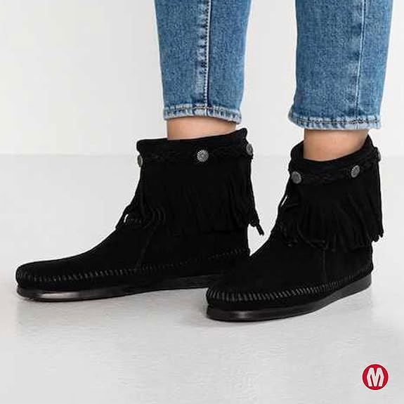 Minnetonka Hi Top Back Zip Boot 299 Damen Stiefel