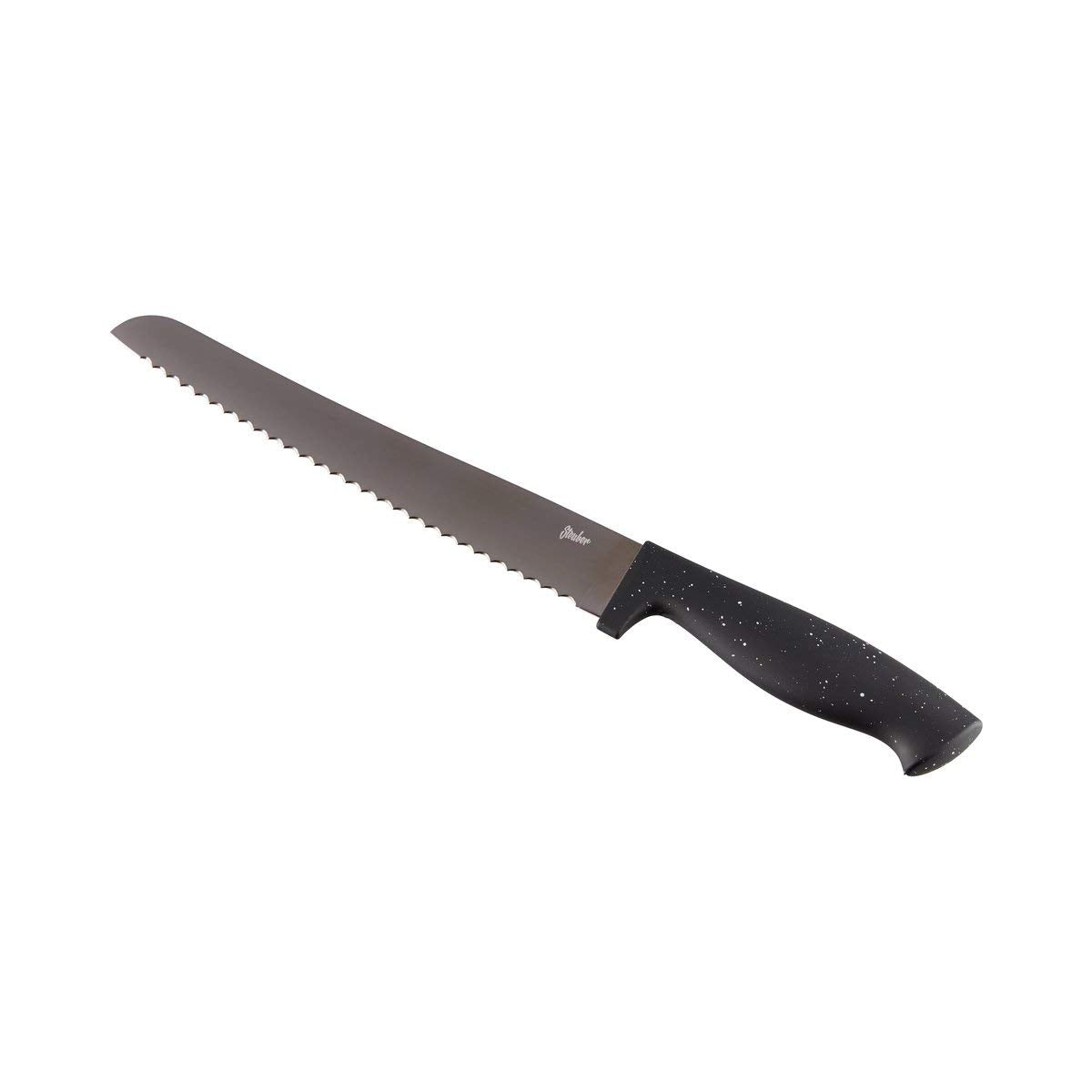 culinario Brotmesser 32 cm Titanium veredelte Klinge, Griff in schwarzer Granit-Optik