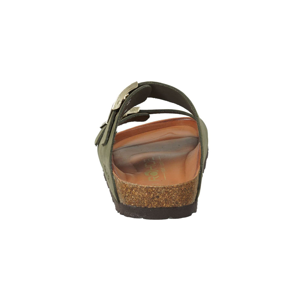 Rohde ALBA Damen, Frauen, Pantoletten, Slipper,Slides,Sandalen,Sommerschuhe,Freizeitschuhe,sommerclogs,Clogs,Sandalen,Slides,Olive,38 EU
