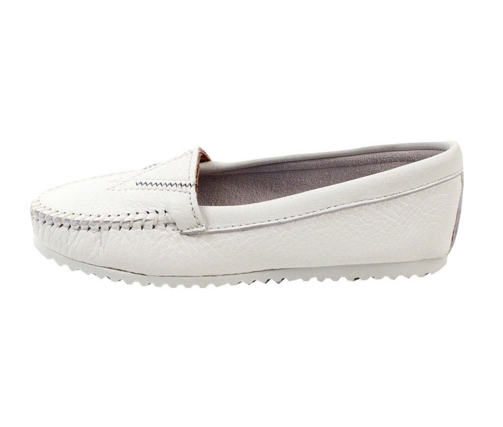 Minnetonka Women's Deerskin Gore Front Moccasin