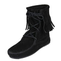 Minnetonka Damen Mokassin Black, Größe:37