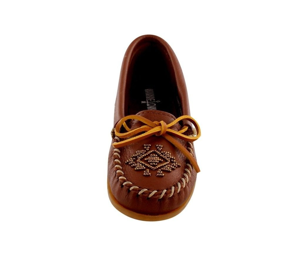 Minnetonka Damen Deerskin Beaded MocMokassin
