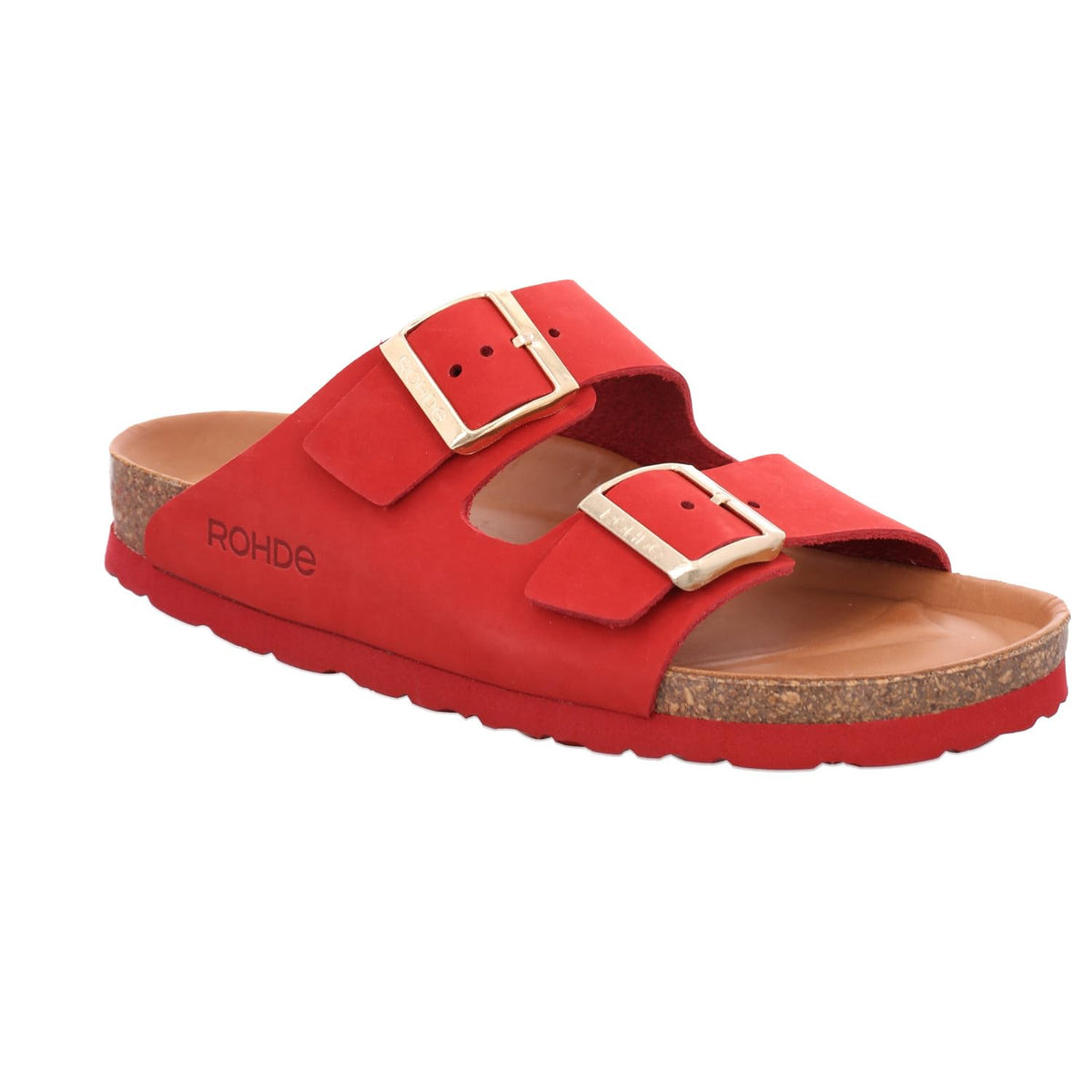 Rohde Damen Alba Pantoletten, 43 Cherry, 38 EU