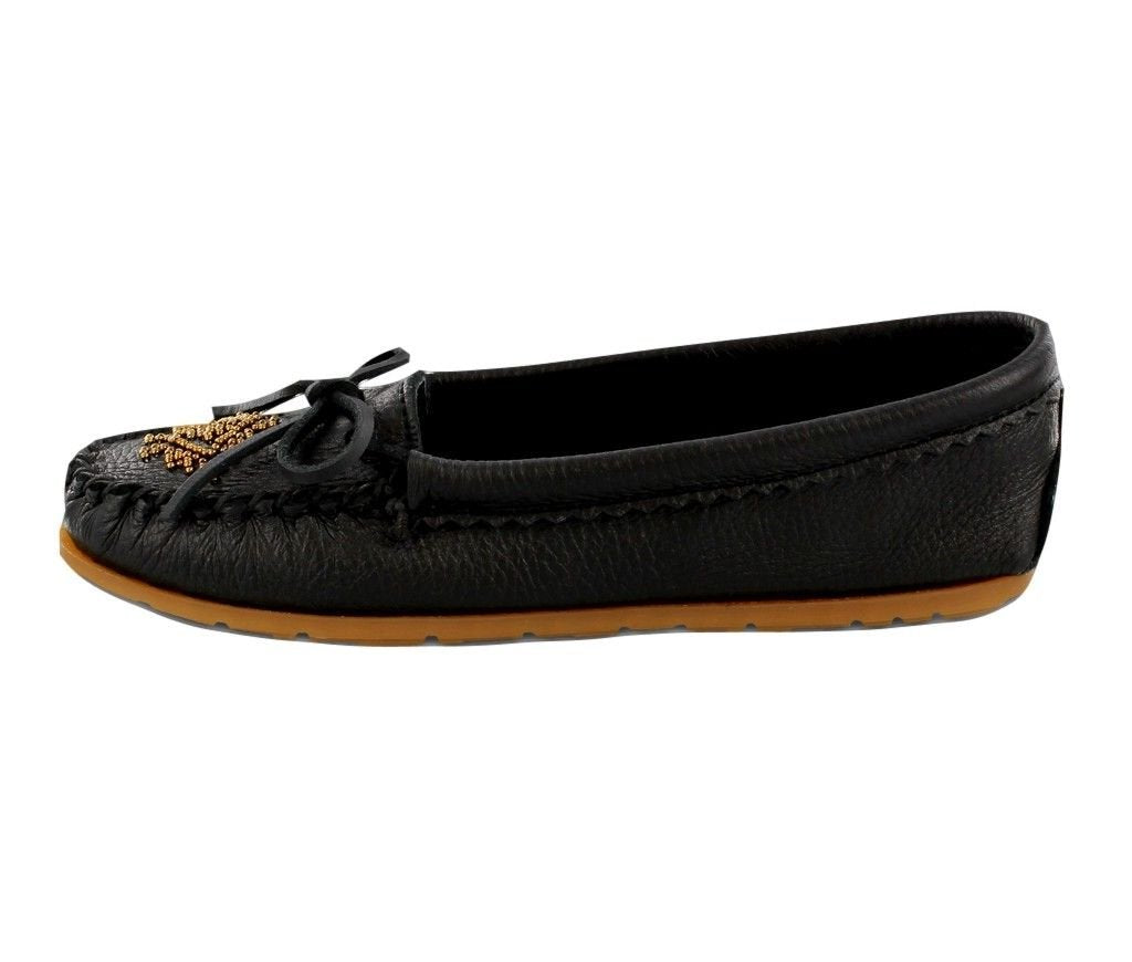 Minnetonka Damen Deerskin Beaded MocMokassin