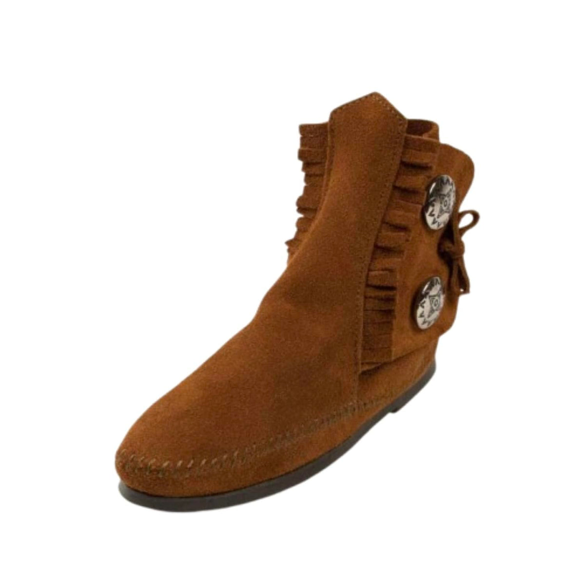 Minnetonka Two Button 442, Damen Kurzschaft Stiefel