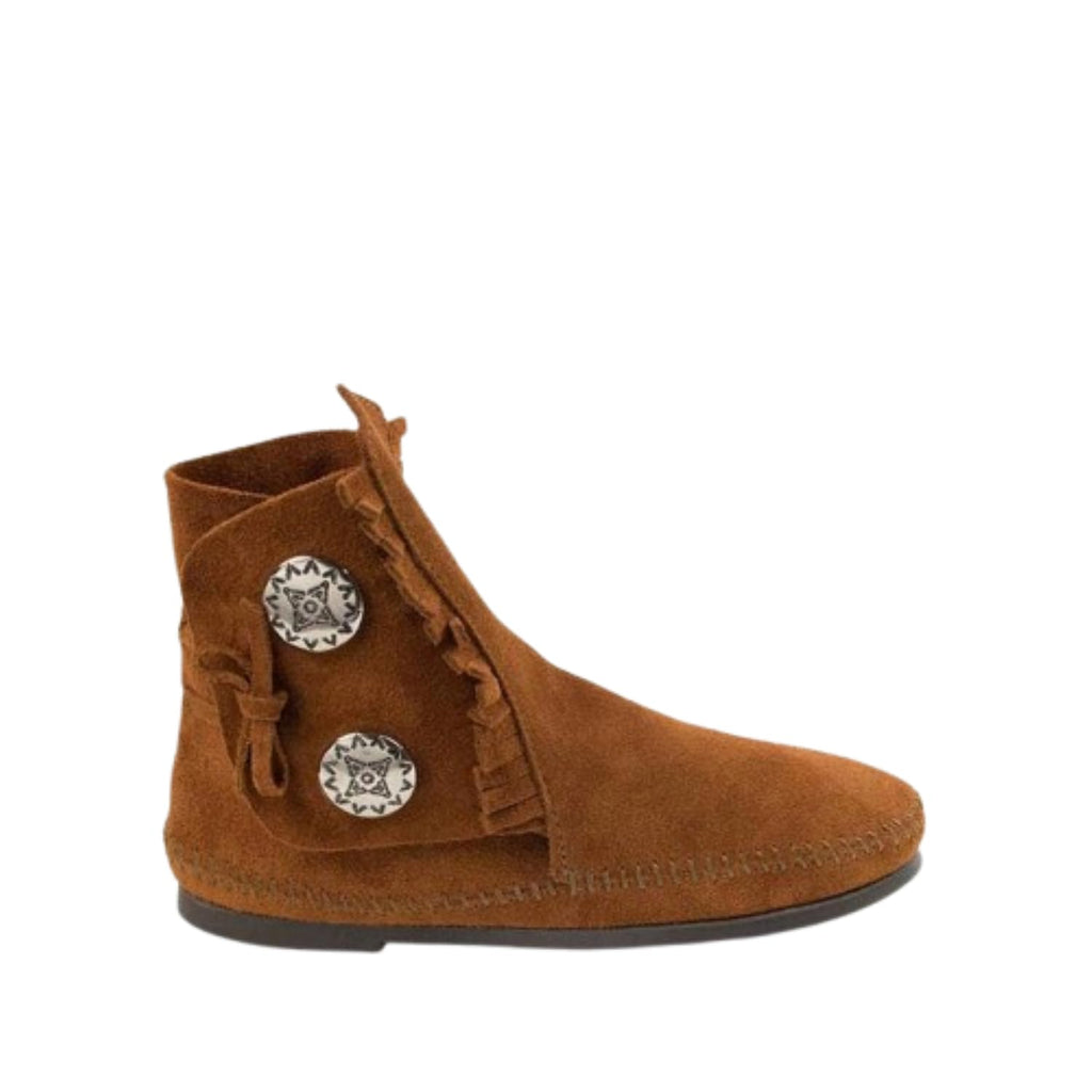Minnetonka Two Button 442, Damen Kurzschaft Stiefel