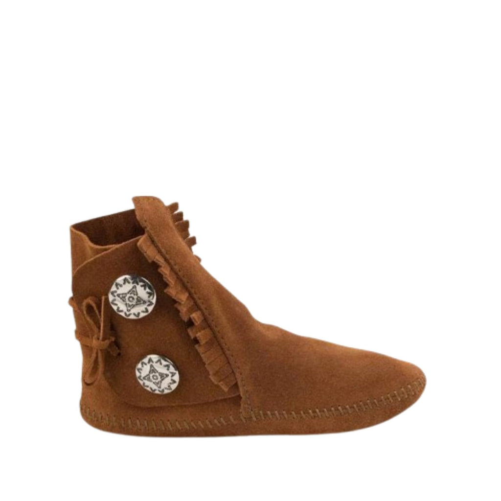 Minnetonka Women's 2 Button Hardsole Boot