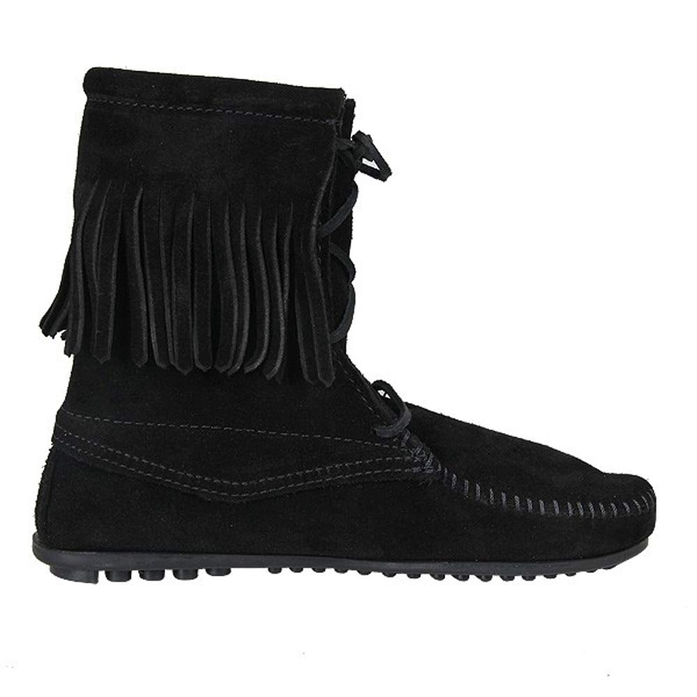 Minnetonka Damen Mokassin Black, Größe:37