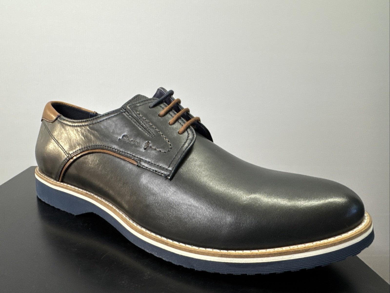 Encanio-702 Business Schuh Derby SIOUX Atlantic Gr. 48,5  Schwarz