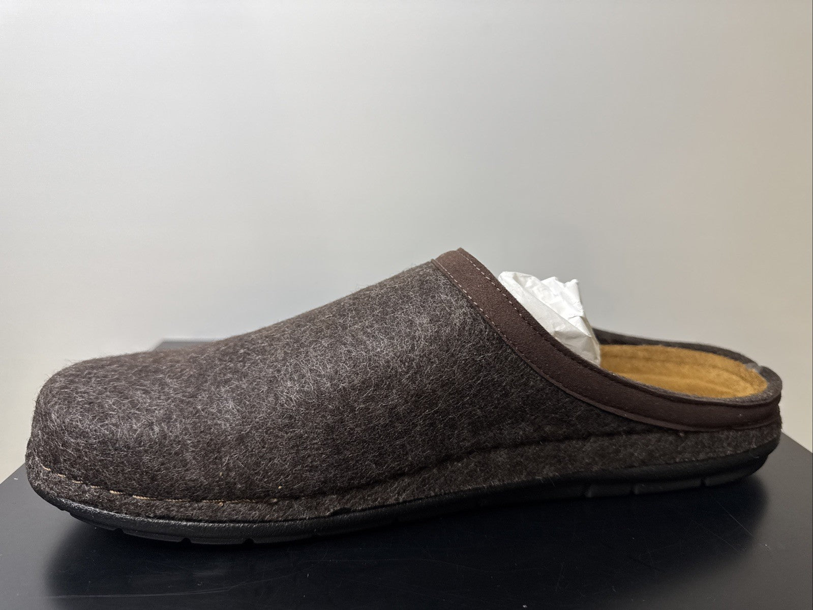 Rohde Herren Filz Pantolette Gr. 41 Mocca Pantoffel 6740