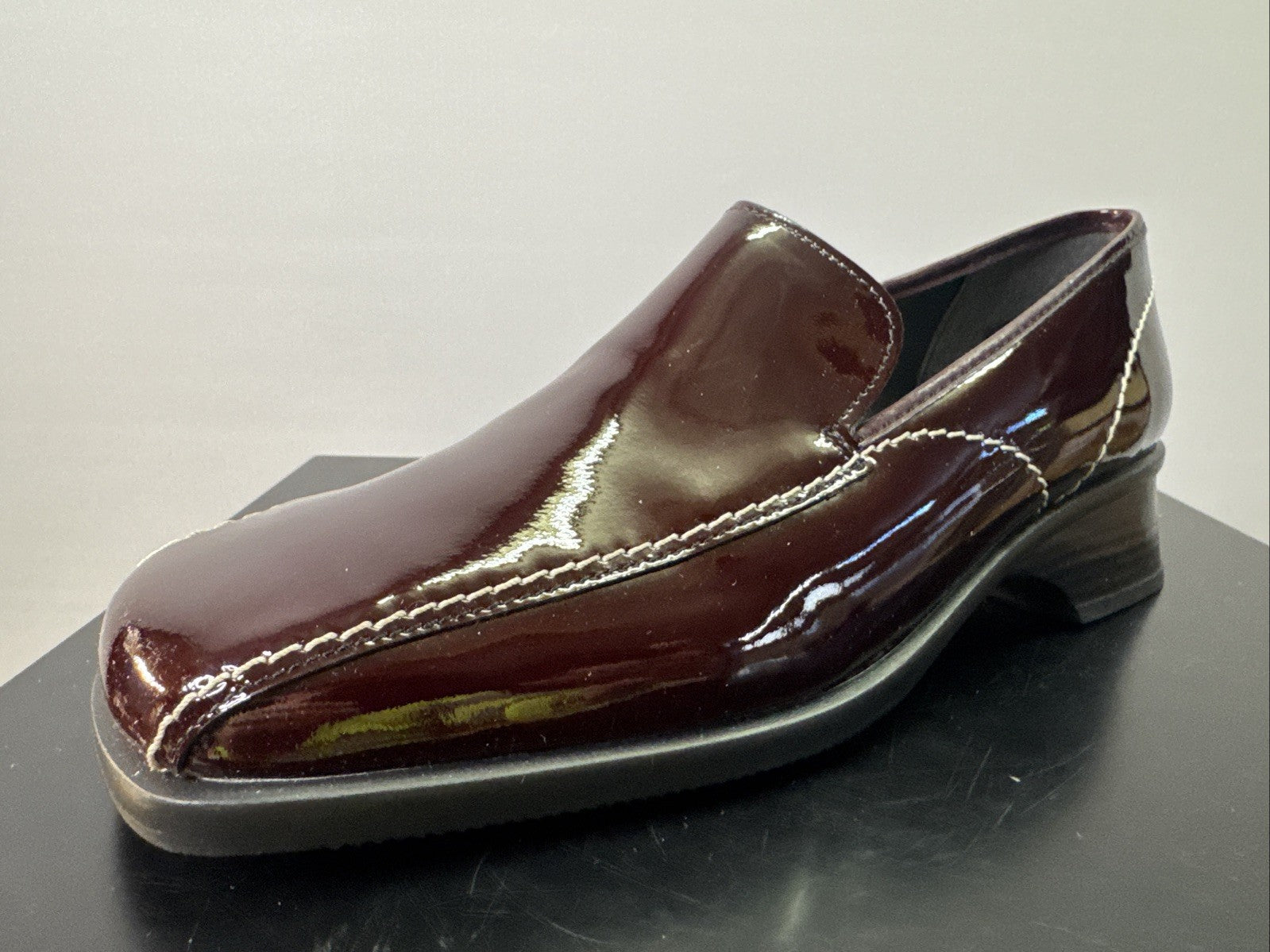 Rieker Halbschuh Gr. 41 Damen Leder Rot