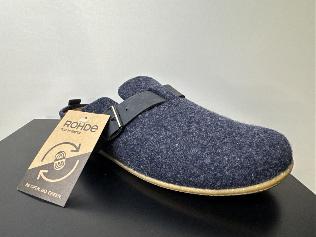 Rohde Herren Filz Pantolette Gr. 42 Ocean Pantoffel 6922