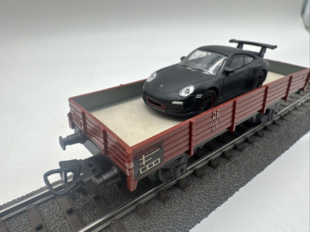 Märklin 4503 H0 Niederbordwagen 464 637 , DB Beladen