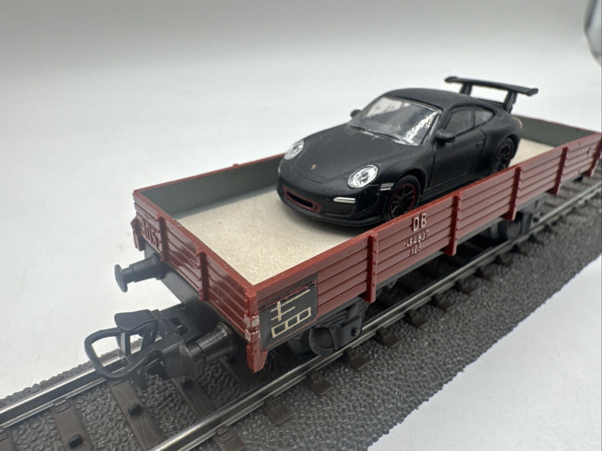Märklin 4503 H0 Niederbordwagen 464 637 , DB Beladen