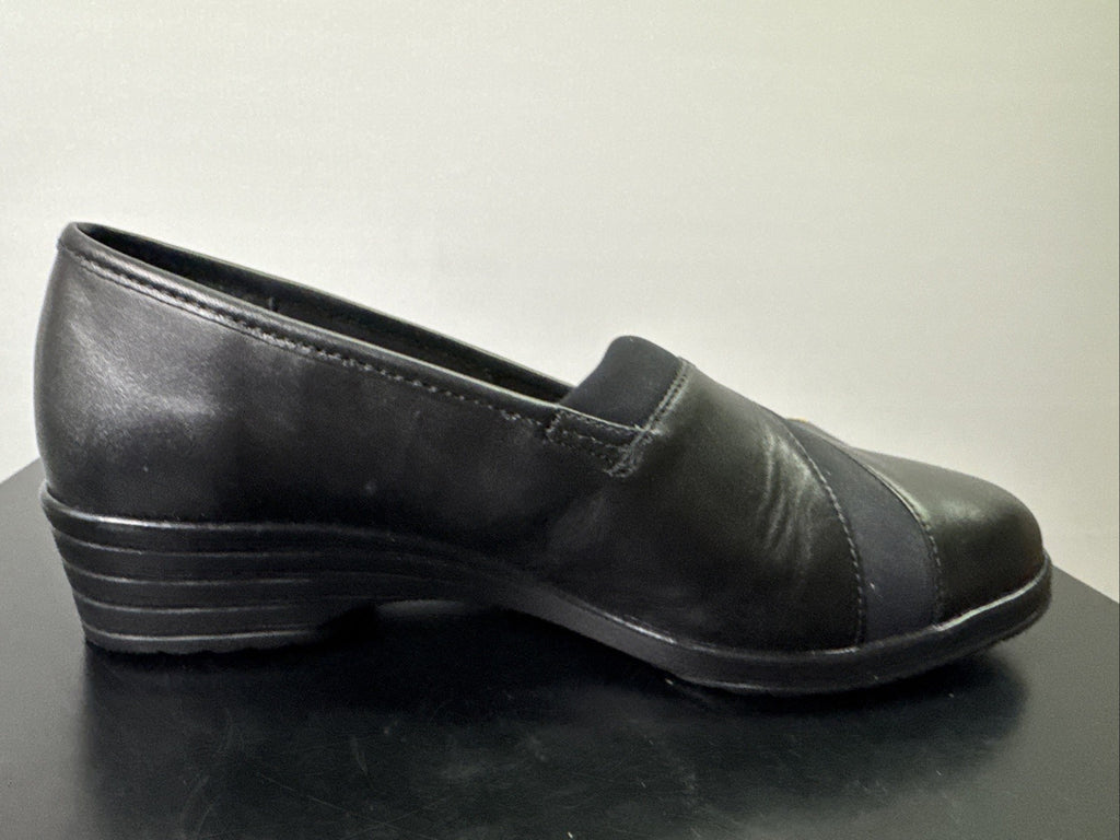 Jana Pumps  Gr. 4,5 Leder Schwarz Damen 