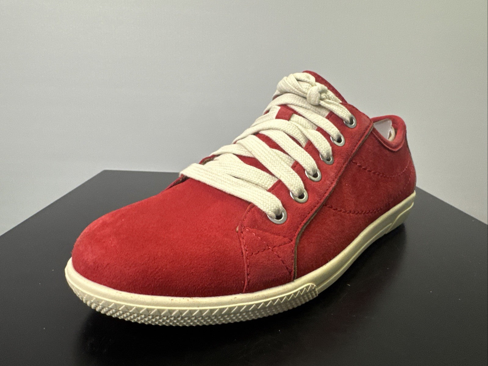 Jana Sneaker Gr. 37,5 Leder Rot Damen 