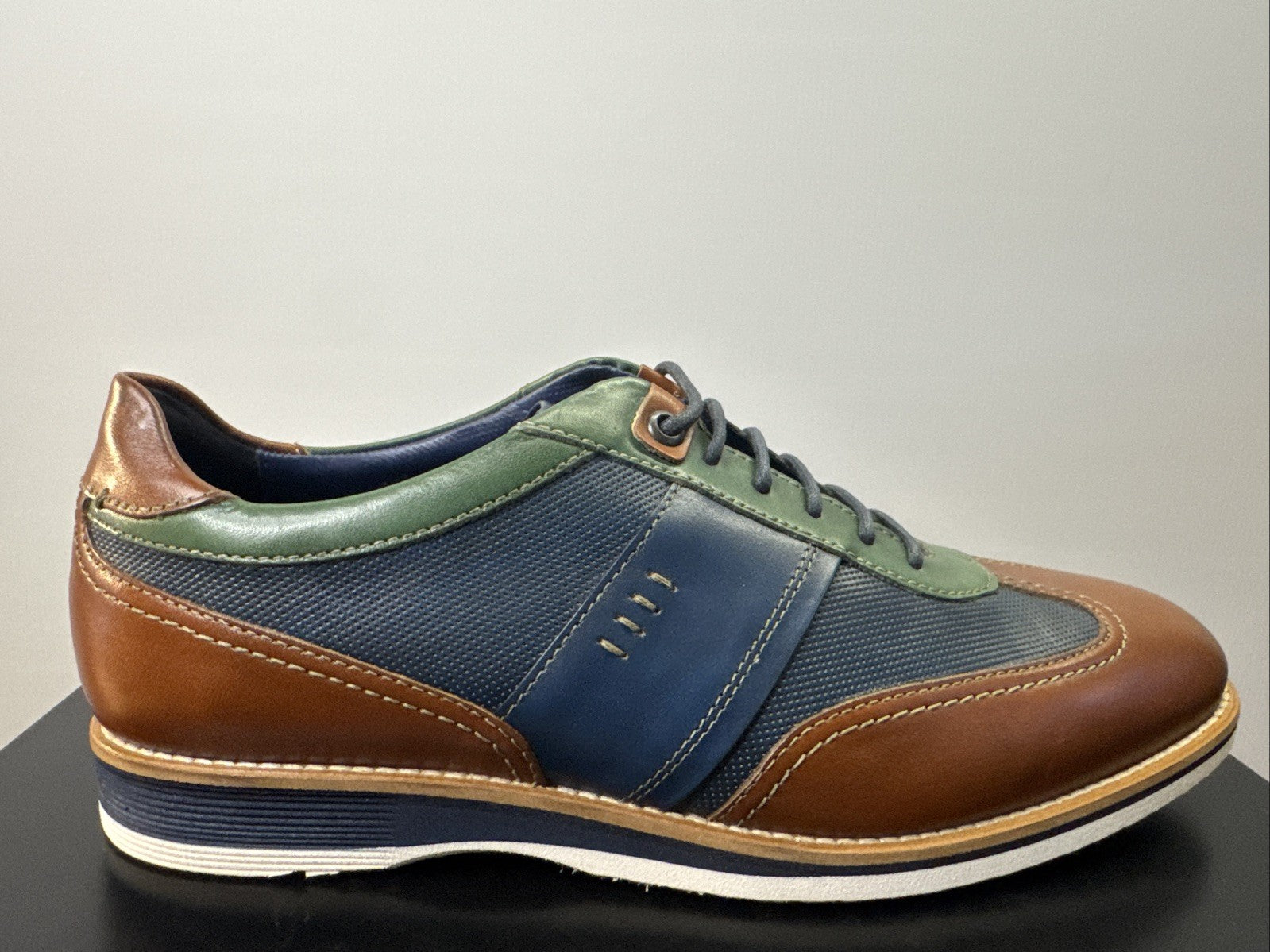 Quintero-702 by SIOUX  Herren Derbys Schnürschuh Indaco Gr. 41,5/ 7,5