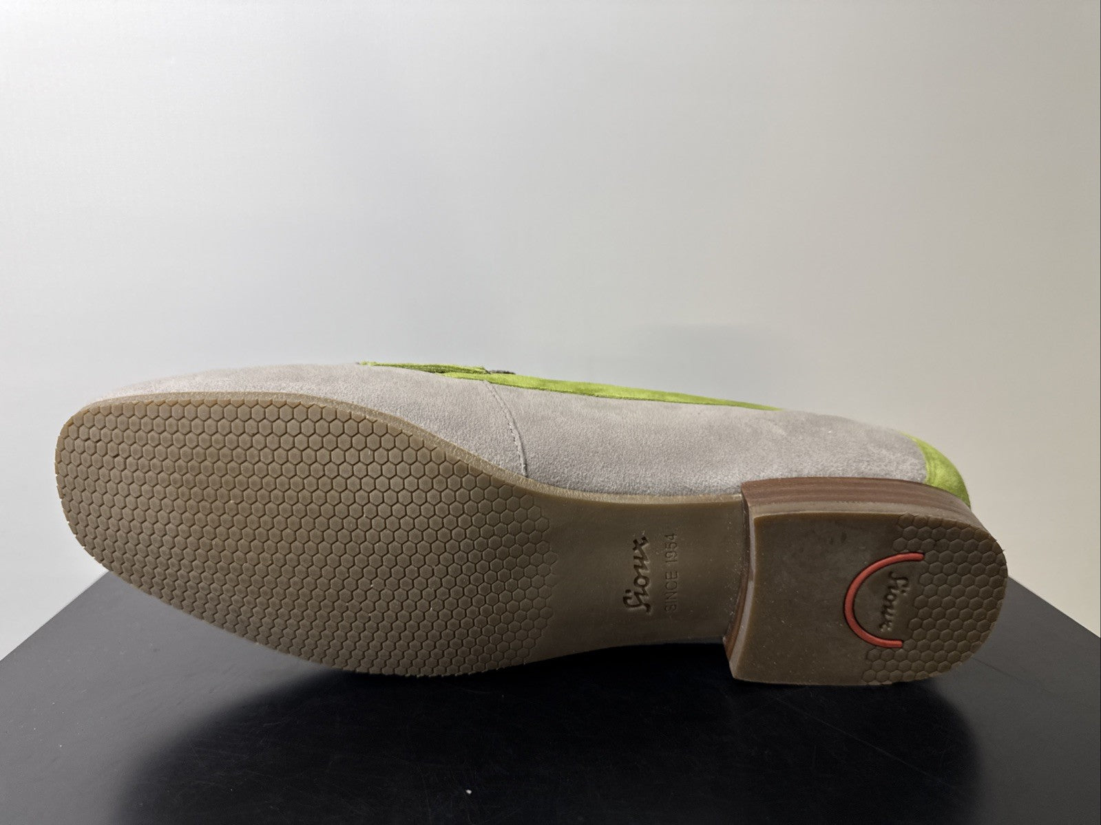 Sioux Corbina Slipper Gr. 7 Grau Damenschuhe Leder