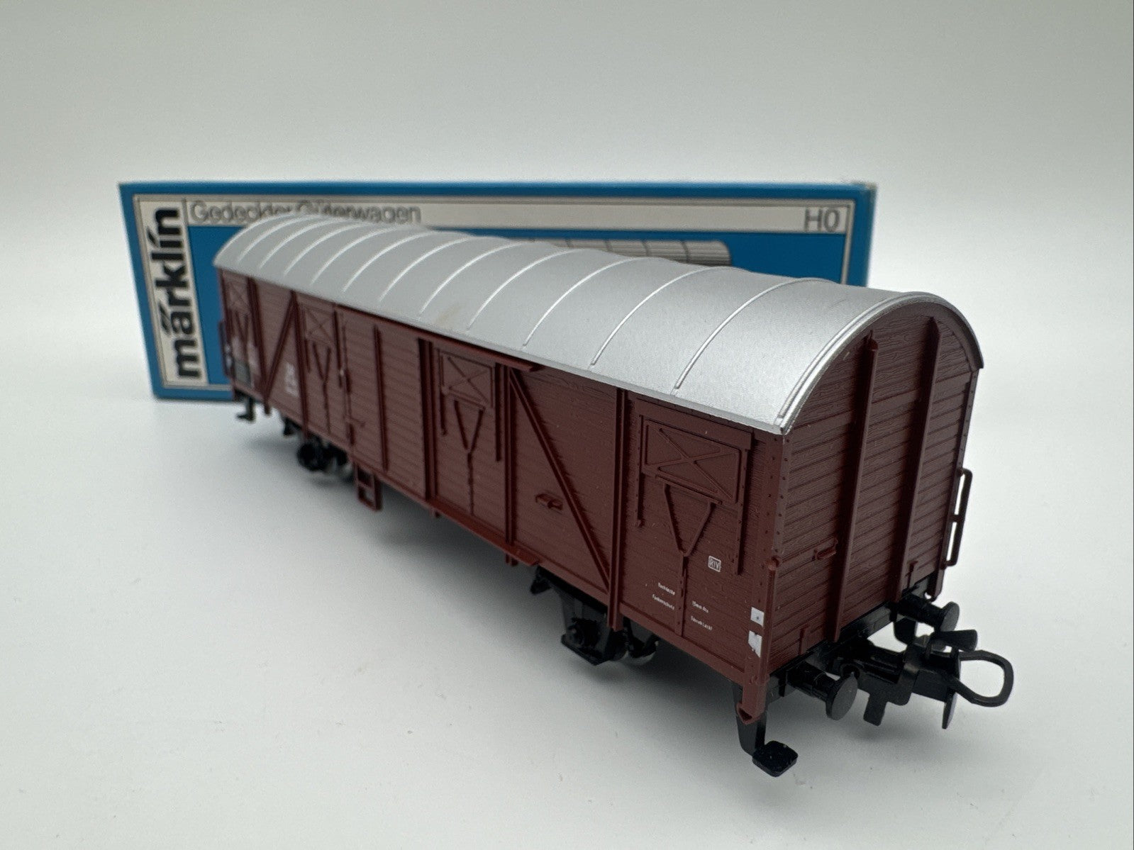 Märklin H0 4700 gedeckter Güterwagen 201 855 Glhms50 braun DB 1:87 OVP