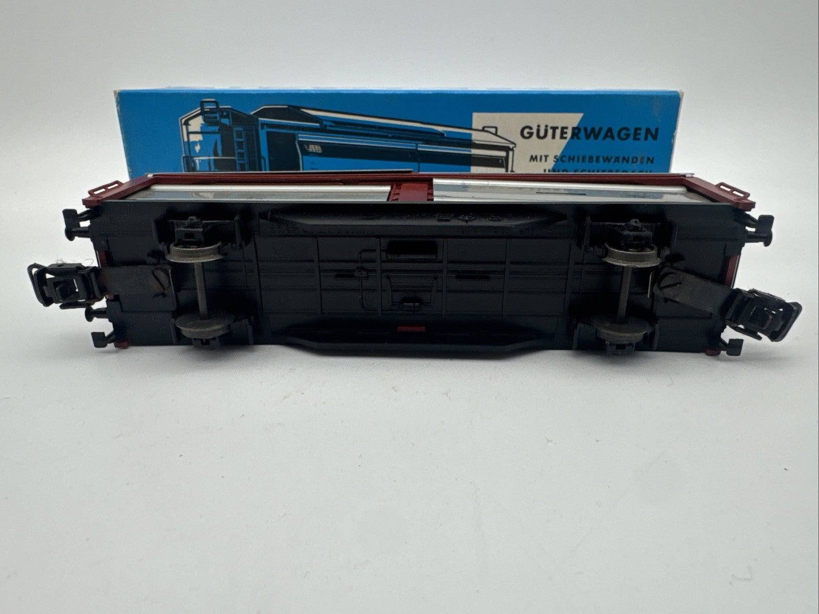 Märklin Spur H0 4633 Güterwagen mit Schiebewänden und Schiebedach in OVP