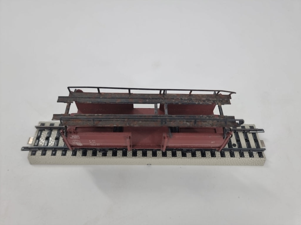 Märklin H0 4612 Güterwagen Autotransportwagen unbeladen 433 2 001-7 braun DB