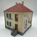 H0 Modelleisenbahn Club Glaskasten Fertig Gebaut Wohnhaus #745