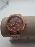 Bruciati BB001 Damen Uhr Roségold Edelstahl Quarz Chronograph Look