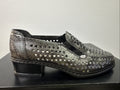 Rieker Halbschuh Gr. 4 Damen Leder Braun Slip On