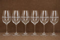 6x Weingläser Prellenkirchen Spitzberg Carnuntum 1/3L Weißweingläser Set