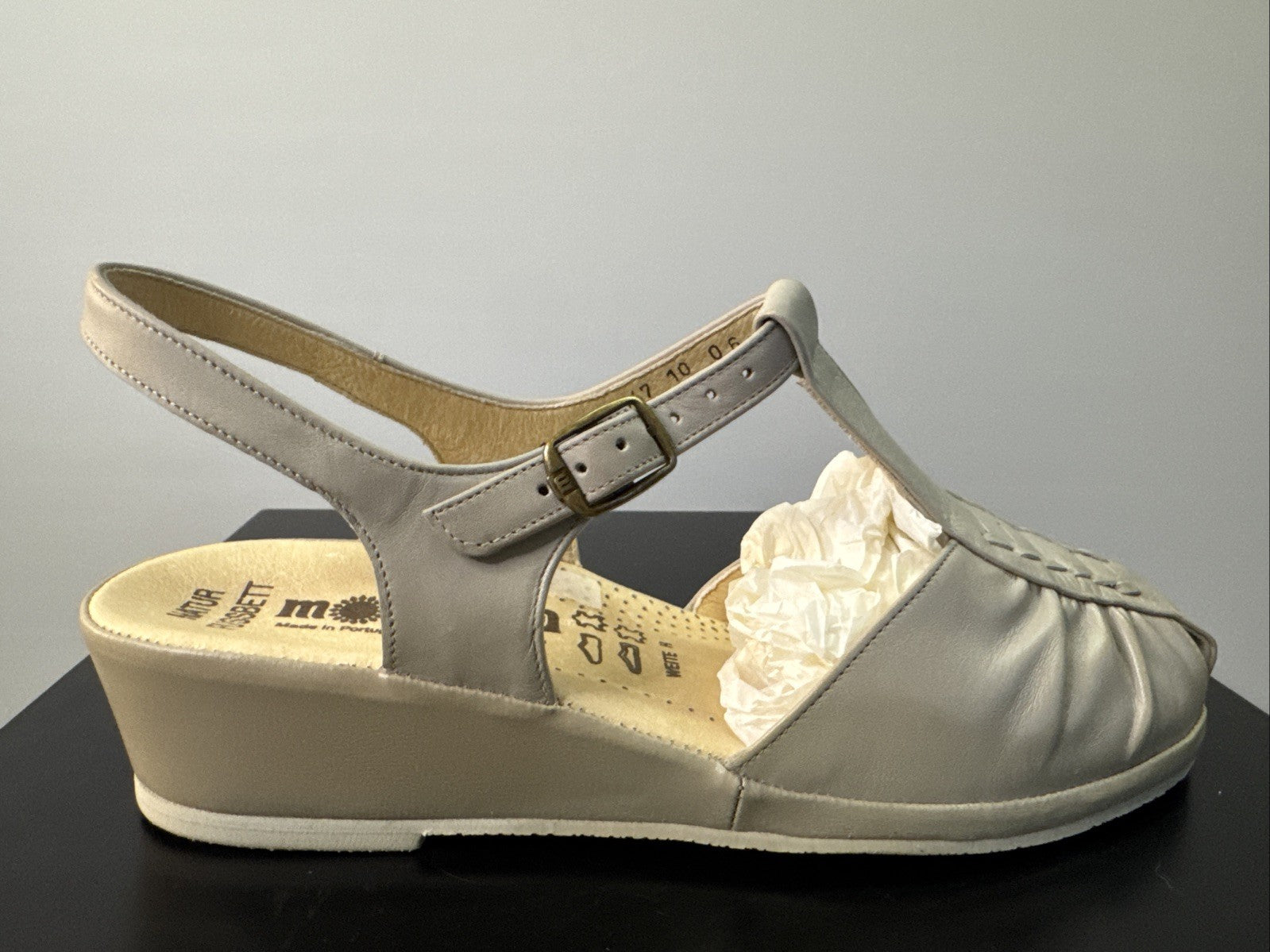Rohde Sandalette Gr. 8,5 Damen Beige Leder