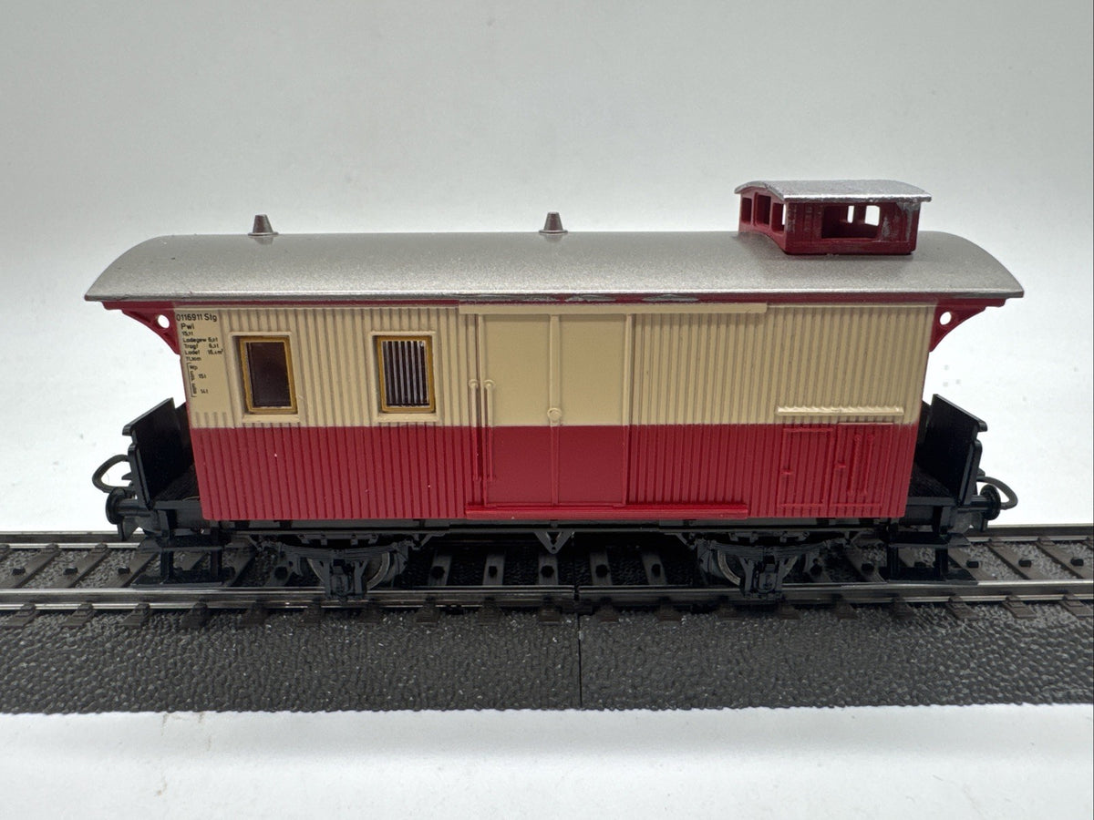 Märklin 4008 H0 Gepäckwagen Personenwagen Länderbahn beige/rot 0116911 Stg #387