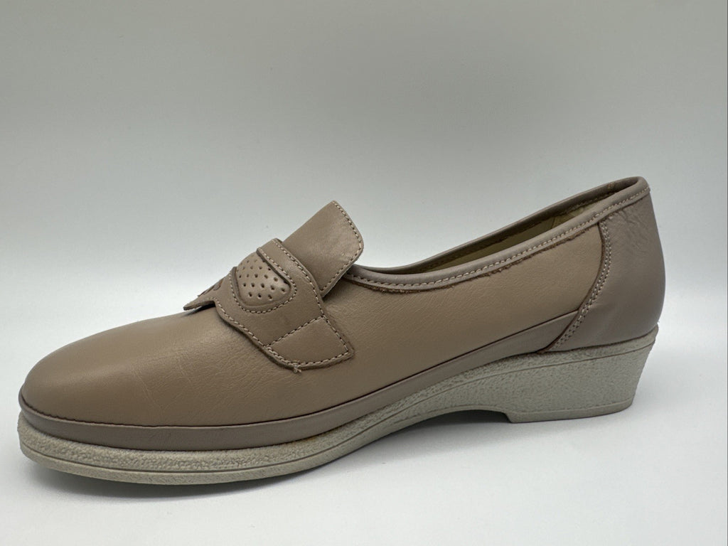 Genenger Damen Halbschuh Größe 7 Leder Luftpolster