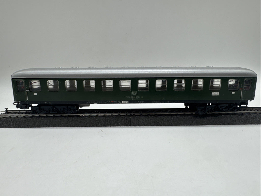 Märklin H0 Personenwagen D-Zug Wagen DB 2.Kl.  51 80 22 40224-3 Beleuchtet #374