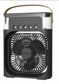 3-in-1 Portable Air Cooler Fan USB Mini Air Conditioner Humidifier LED Light