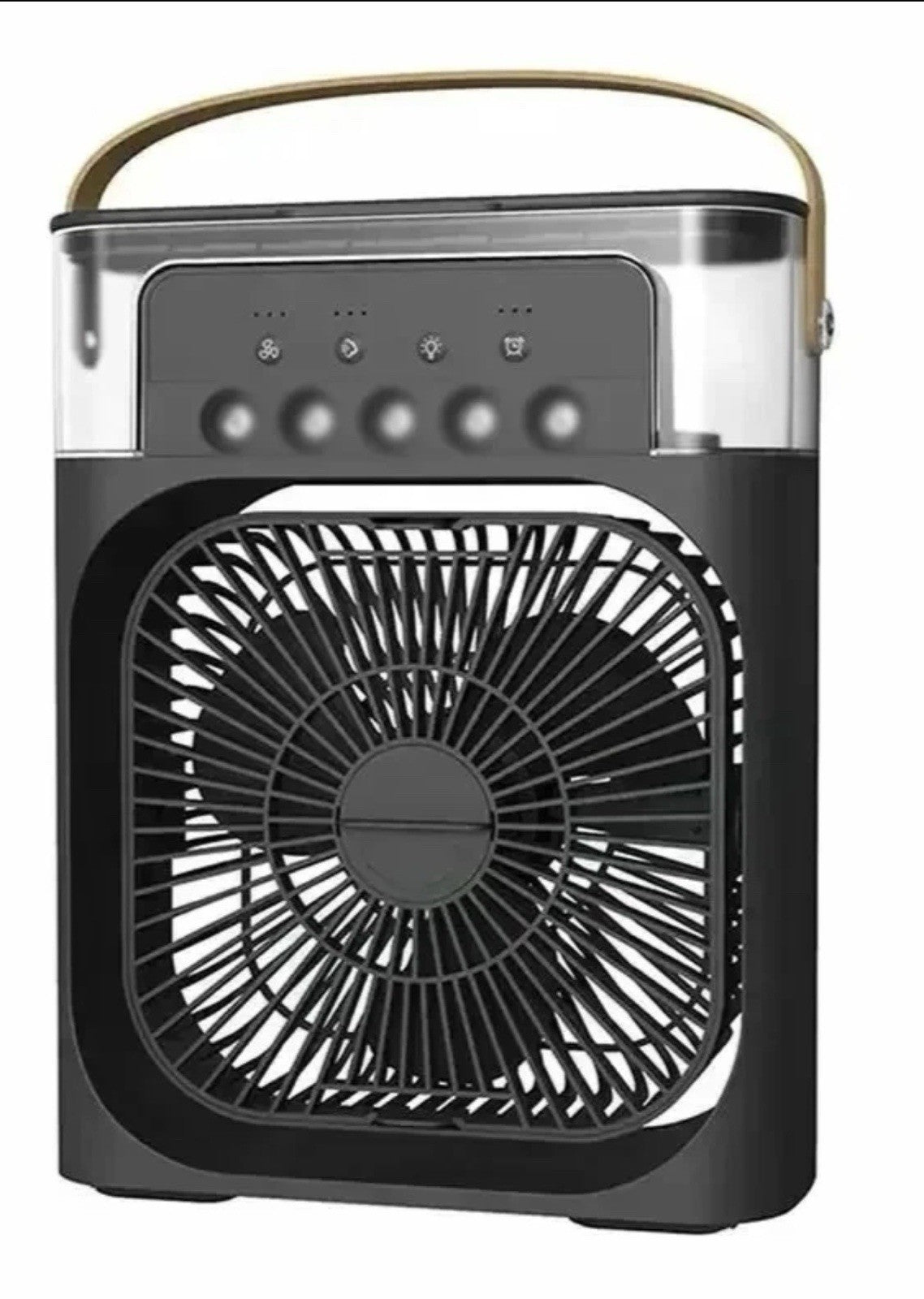 3-in-1 Portable Air Cooler Fan USB Mini Air Conditioner Humidifier LED Light