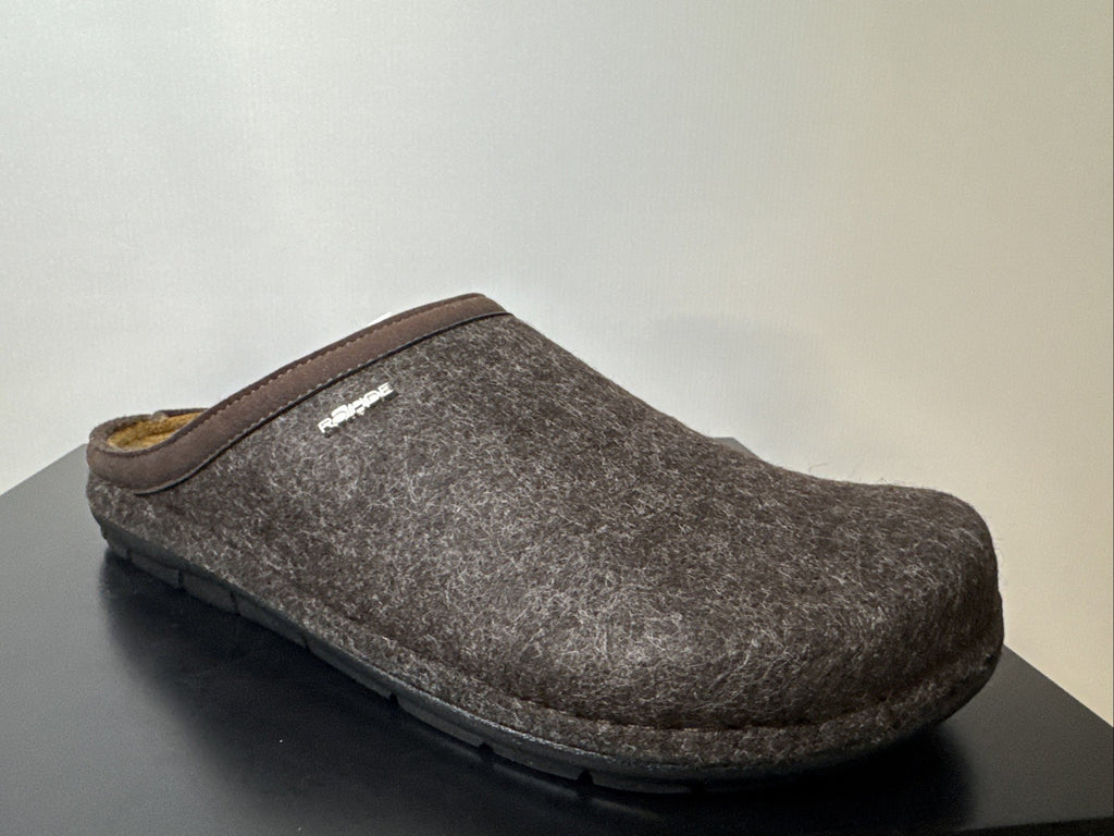 Rohde Herren Filz Pantolette Gr. 42 Mocca Pantoffel 6740