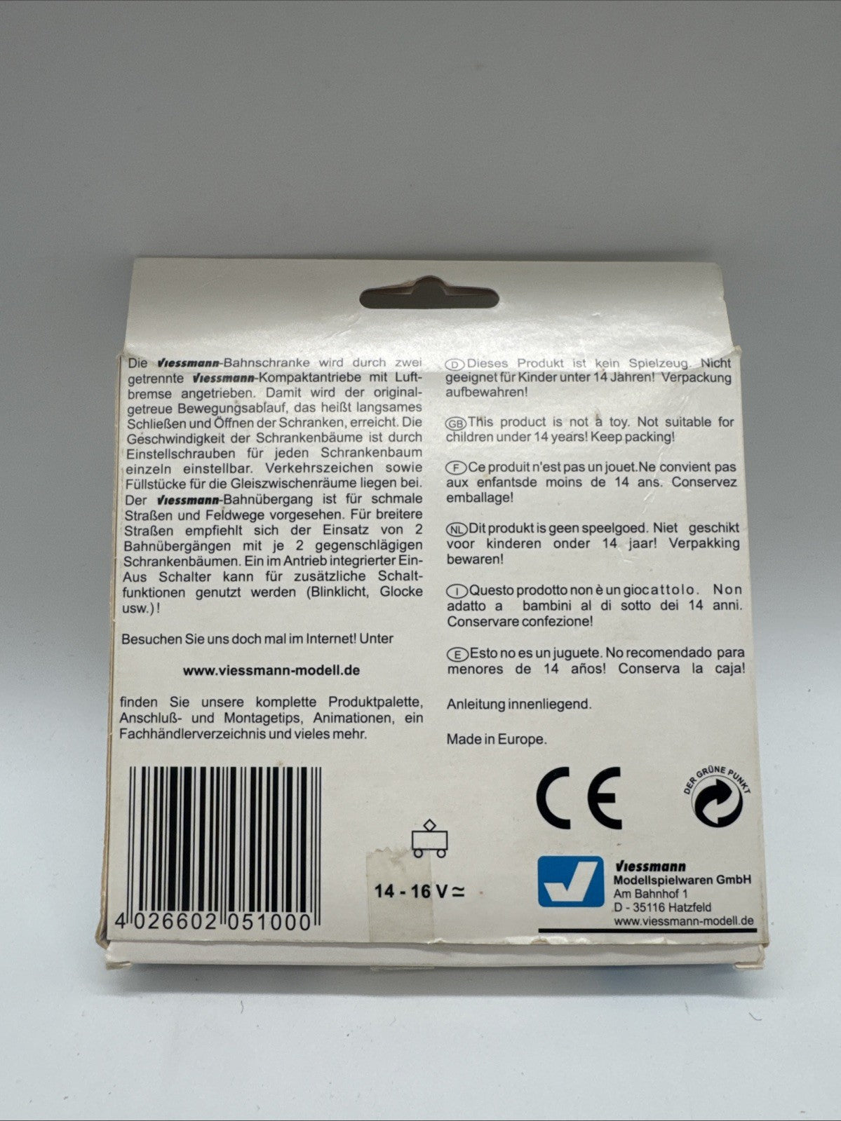 Viessmann H0 5100 Bahnschranke, vollautomatisch