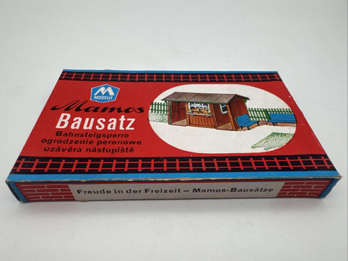 Bahnsteigsperre Mamos Bausatz 3/37, H0, Vero, VEB Modellspielwaren, Eisenbahn