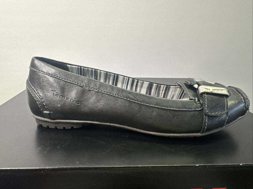 Tamaris Ballerina Gr. 37 Damen Schwarz