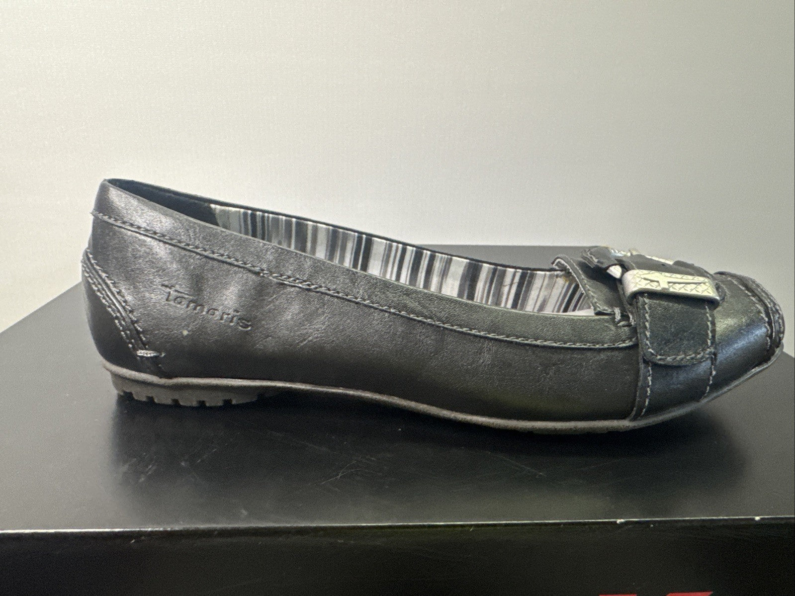Tamaris Ballerina Gr. 37 Damen Schwarz