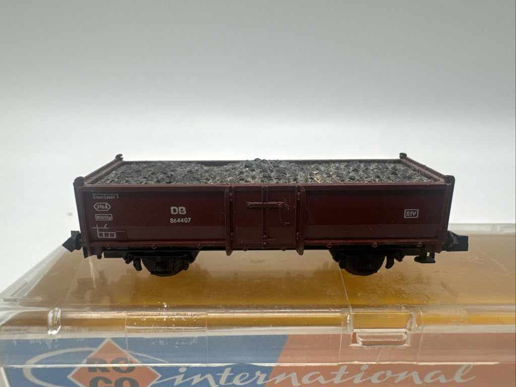 Roco N 2311 Hochbordwagen mit Ladung DB in OVP