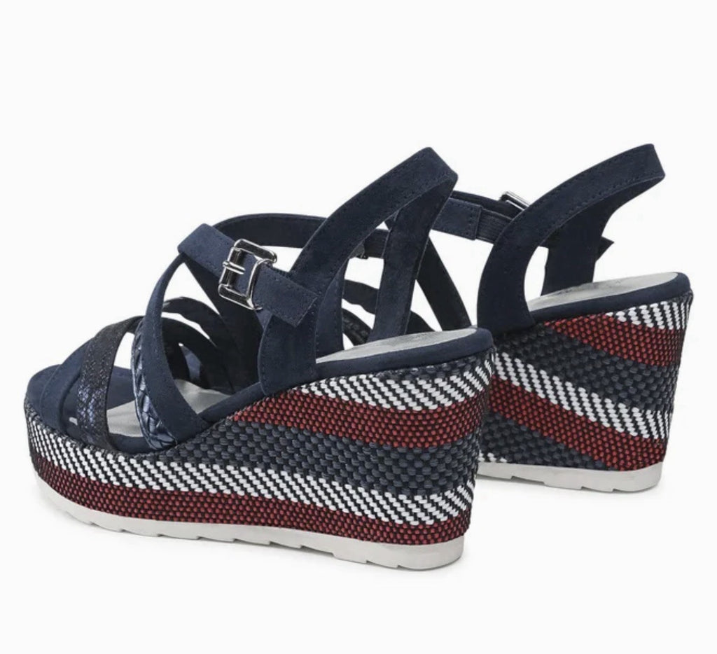 MARCO TOZZI Damen  Gr. 40 Pantolette Slipper Sandale Sandalette Keilsandale
