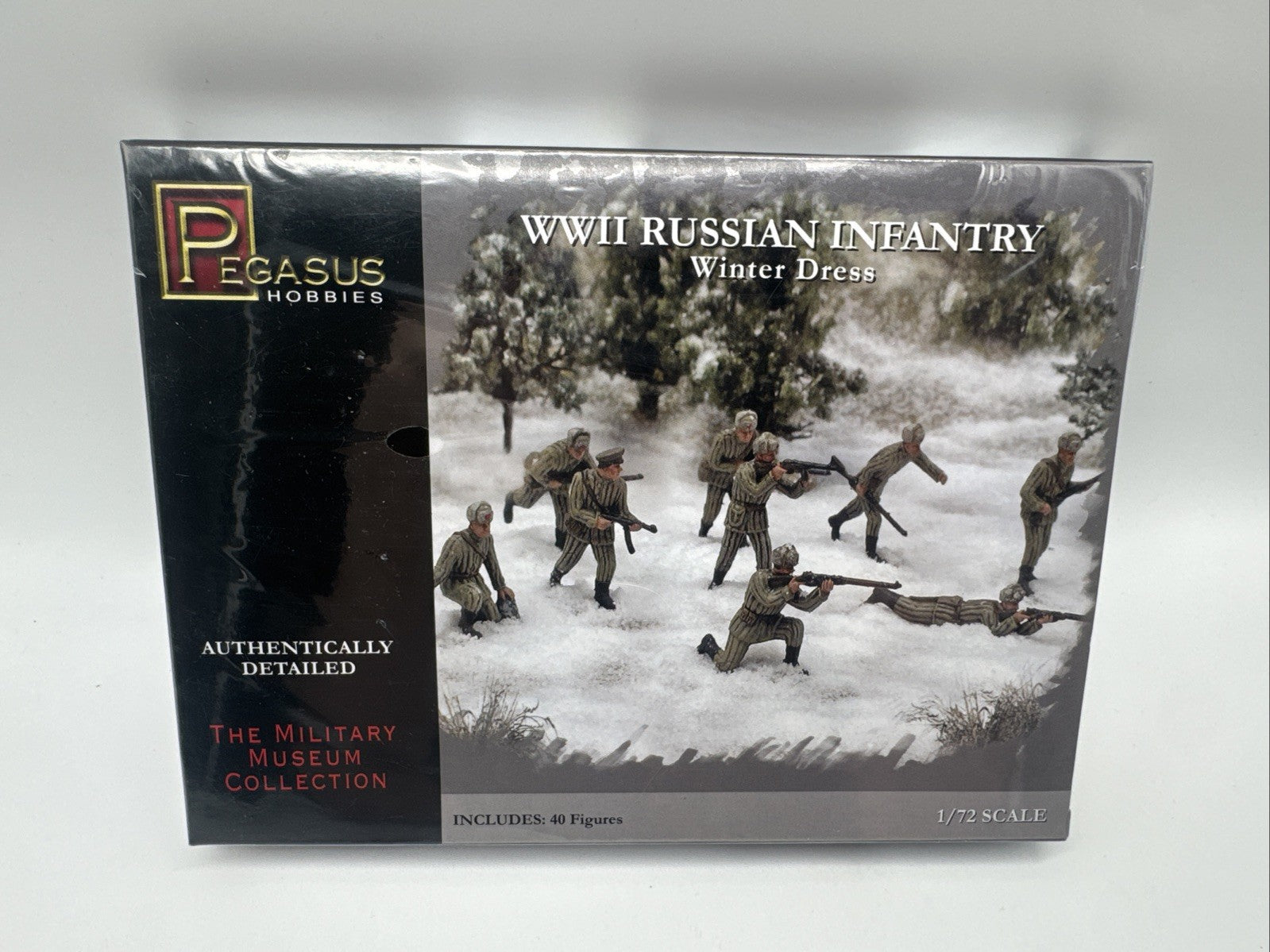 Pegasus PKPG7269 1/72 WW II: Russische Infanterie, Winter