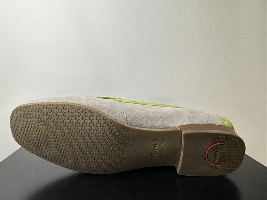Sioux Corbina Slipper Gr. 4 Grau Damenschuhe Leder