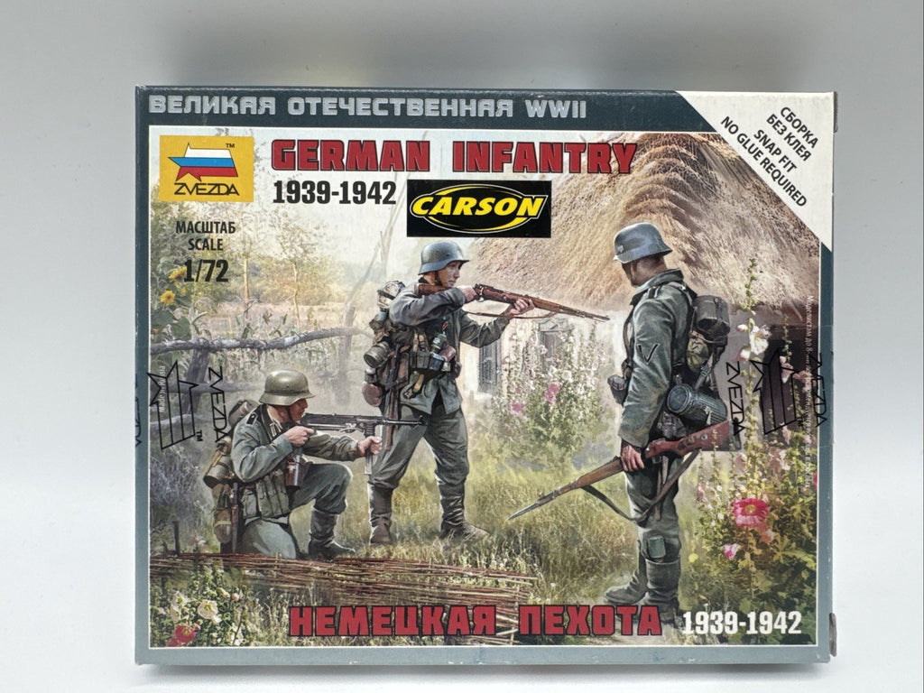 Zvezda 6105 Deutsche Wehrmacht Infanterie - 1939 - 1942 - 1:72