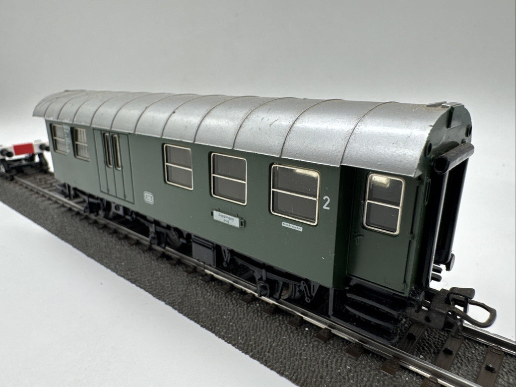 Märklin H0 Personenwagen BD3yge 2.Kl. + Gepäckabt  DB 99405 grün #587