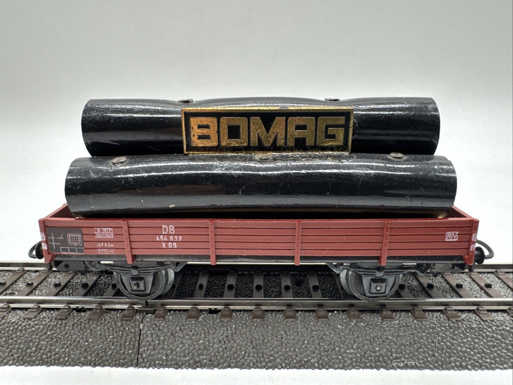 Märklin 4503 H0 Niederbordwagen 464 637 Mit Ladung DB #400
