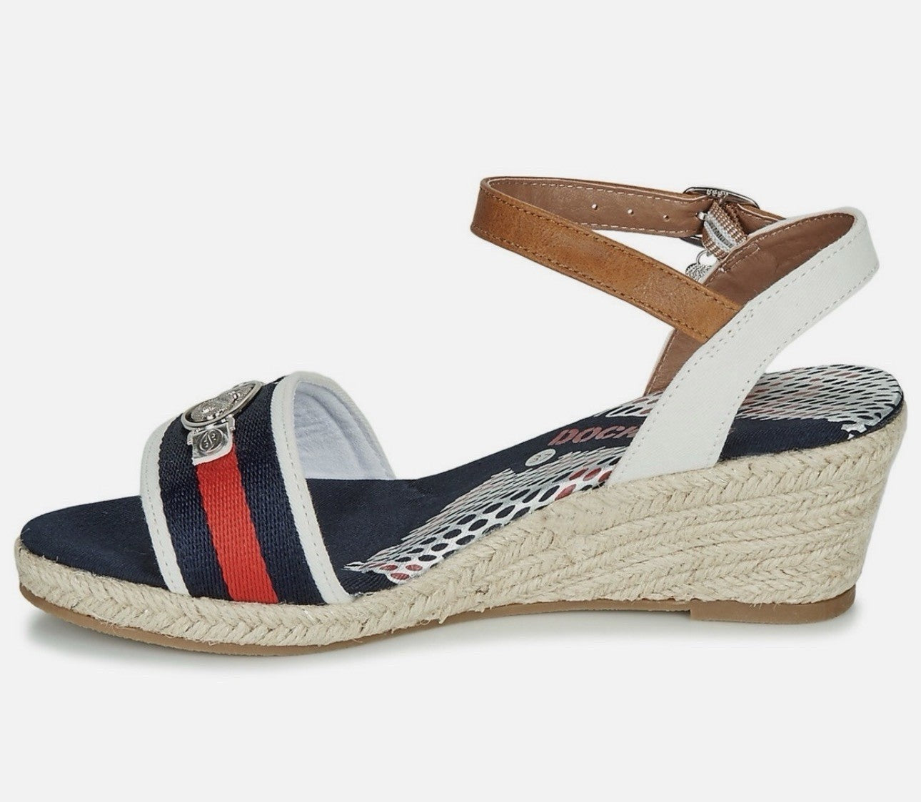 DOCKERS by Gerli Damen Sandalette Gr. 40 Riemensandale Keilsandalette
