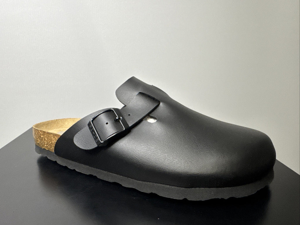 Rohde Herren Pantolette Gr. 41 Schwarz Pantoffel Weite G 6697